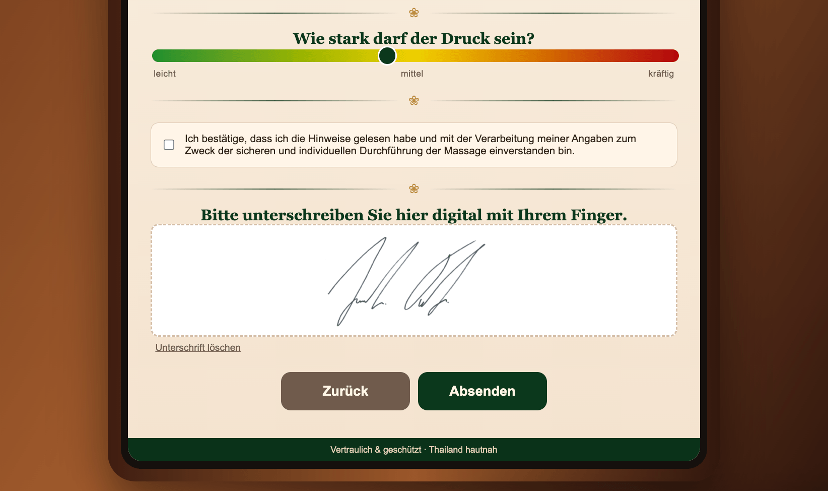 Digitale Unterschrift